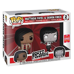 Funko Pop! Filmes Matthew Patel & Demon Chick 2 Pack Exclusivo