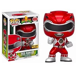 Funko Pop! Television Power Rangers Red Ranger 406 Exclusivo