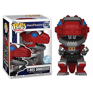 Funko Pop! Television Power Rangers T-Rex Dinozord 1382 Exclusivo