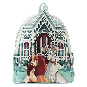 Loungefly Mini Backpack Disney Casa do Retrato da Dama e do Vagabundo