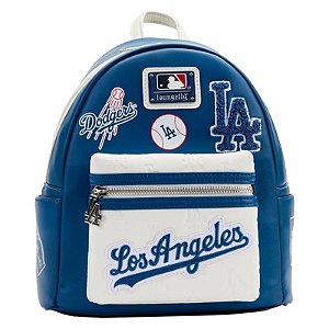 Loungefly Mini Backpack MLB LA Dodgers Patches