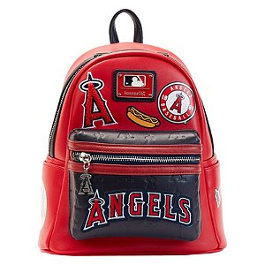 Loungefly Mini Backpack MLB LA Angels Patches