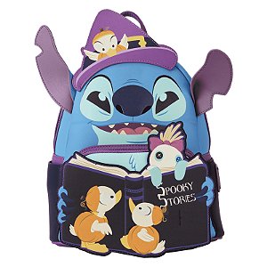 Loungefly Mini Backpack Disney Stitch Spooky Stories Halloween Glow