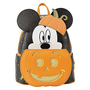 Loungefly Mini Backpack Disney Mickey Mouse Pumpkin