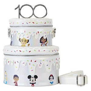 Loungefly Mini Backpack Disney Bolo de Comemoração de Aniversário Disney100