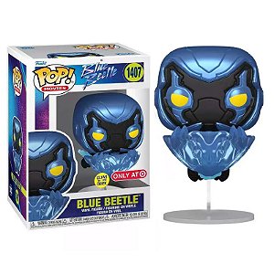 Funko Pop! Filme Besouro Azul / Blue Beetle 1407 Exclusivo Glow