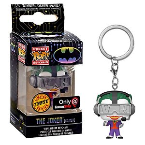 Funko Pop! Keychain Chaveiro Dc Comics Coringa The Joker Gamer Exclusivo Chase