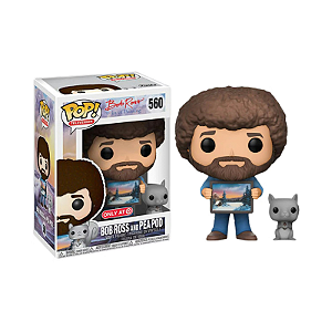 Funko Pop! Television Bob Ross And Pea Pod 560 Exclusivo