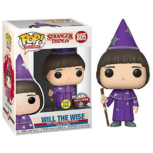 Funko Pop! Television Stranger Things Will The Wise 805 Exclusivo Glow