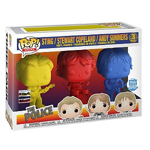 Funko Pop! Rocks The Police Sting Stewart Copeland Andy Summers 3 Pack