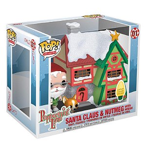 Funko Pop! Christmas Peppermint Lane Santa Claus & Nutmeg With House 01