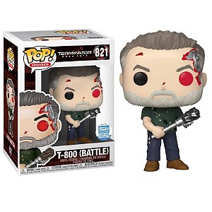 Funko Pop! Filme O Exterminador do Futuro T-800 Battle 821 Exclusivo