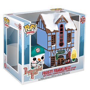 Funko Pop! Town Christmas Peppermint Lane Frosty Franklin With Post Office 03 Exclusivo