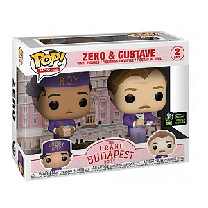Funko Pop! Filme O Grande Hotel Budapeste Zero & Gustave 2 Pack Exclusivo 1500 Pcs