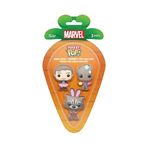 Funko Pop! Pocket Marvel Star-Lord Groot Rocket 3 Pack