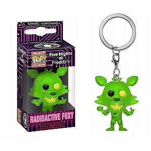 Funko Pop! Keychain Chaveiro Games Five Night At Freddy's Radioactive Foxy