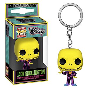 Funko Pop! Keychain Chaveiro Disney Jack Skellington Blacklight