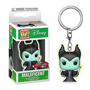 Funko Pop! Keychain Chaveiro Disney Maleficent Exclusivo