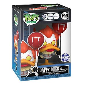Funko Pop! Digital NFT Animation WB Daffy The Duck As Pennywise 199 Exclusivo