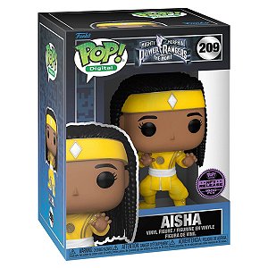 Funko Pop! Digital NFT Television Power Rangers Aisha 209 Exclusivo