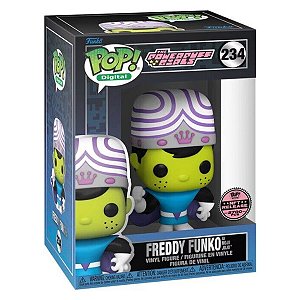 Funko Pop! Digital NFT The Powerpuff Girls Freddy Funko As Mojo Jojo 234 Exclusivo