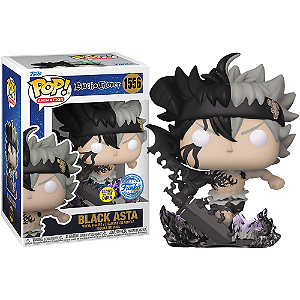 Funko Pop! Animation Black Clover Black Asta 1556 Exclusivo Glow