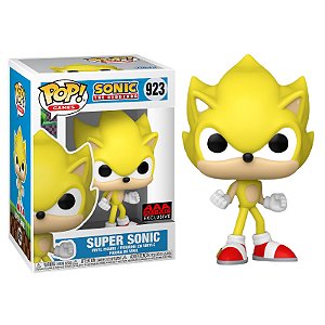 Funko Pop! Games Sonic the Hedgehog Super Sonic 923 Exclusivo