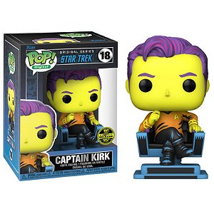 Funko Pop! Digital NFT Filme Star Trek Captain Kirk 18 Exclusivo