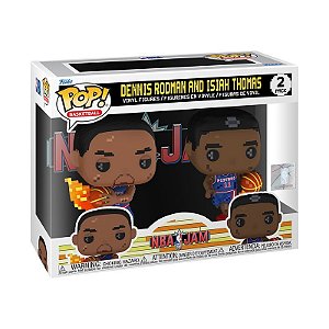 Funko Pop! Basketball NBA Dennis Rodman And Isiah Thomas 2 Pack Exclusivo