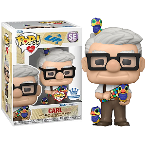 Funko Pop! Disney UP Altas Aventuras Carl SE Exclusivo