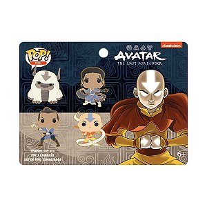 Funko Pop Pin! Animation Avatar The Last Airbender 4 Pack