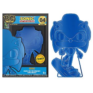 Funko Pop Pin! Games Sonic The Hedgehog Sonic 04 Exclusivo Chase