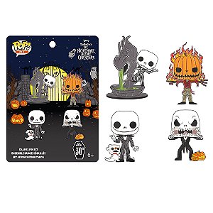Funko Pop Pin! Animation The Nightmare Before Christmas 4 Pack