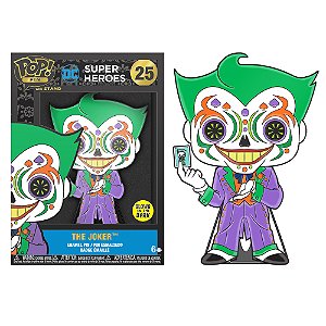 Funko Pop Pin! Dc Super Heroes The Joker 25 Exclusivo Glow