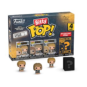 Funko Bitty Pop! Filme Lord Of The Rings Senhor dos Aneis Samwise, Pippin, Merry + Surpresa