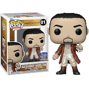 Funko Pop! Broadway Hamilton Alexander Hamilton 01 Exclusivo Hollywood * CAIXA COM DETALHES