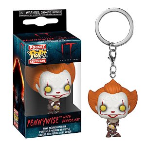 Funko Pop! Keychain Chaveiro IT A Coisa Pennywise With Beaver Hat