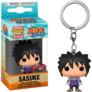 Funko Pop! Keychain Chaveiro Animation Naruto Shippuden Sasuke Exclusivo