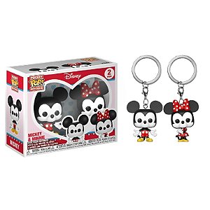 Funko Pop! Keychain Chaveiro Disney Mickey & Minnie