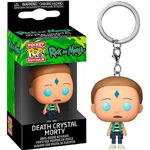 Funko Pop! Keychain Chaveiro Animation Rick And Morty Death Crystal Morty