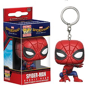 Funko Pop! Keychain Chaveiro Marvel Spider Man Bobble-Head