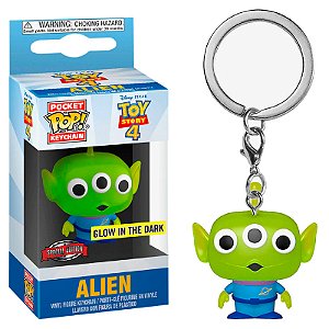 Funko Pop! Keychain Chaveiro Disney Toy Story Alien Exclusivo Glow