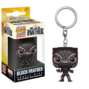 Funko Pop! Keychain Chaveiro Filme Marvel Pantera Negra Black Panther Bobble-Head