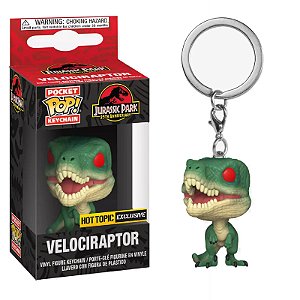 Funko Pop! Keychain Chaveiro Filme Jurassic Park Velociraptor Exclusivo
