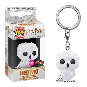 Funko Pop! Keychain Chaveiro Harry Potter Hedwig Flocked Exclusivo