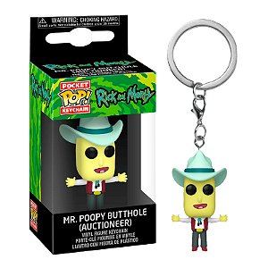 Funko Pop! Keychain Chaveiro Rick And Morty Mr. Poopy Butthole (Auctioneer)