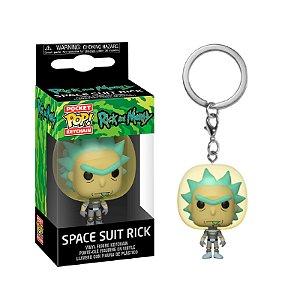 Funko Pop! Keychain Chaveiro Rick And Morty Space Suit Rick