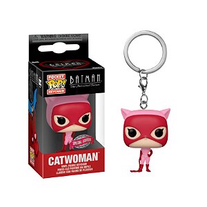 Funko Pop! Keychain Chaveiro DC Catwoman Pink Exclusivo