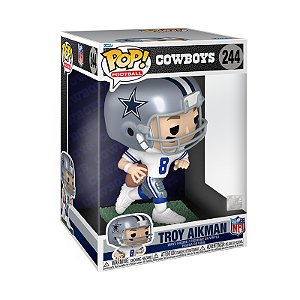 Funko Pop! Football Cowboys Troy Aikman 244 10 Polegadas Exclusivo