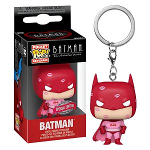 Funko Pop! Keychain Chaveiro DC Comics Batman Pink Exclusivo